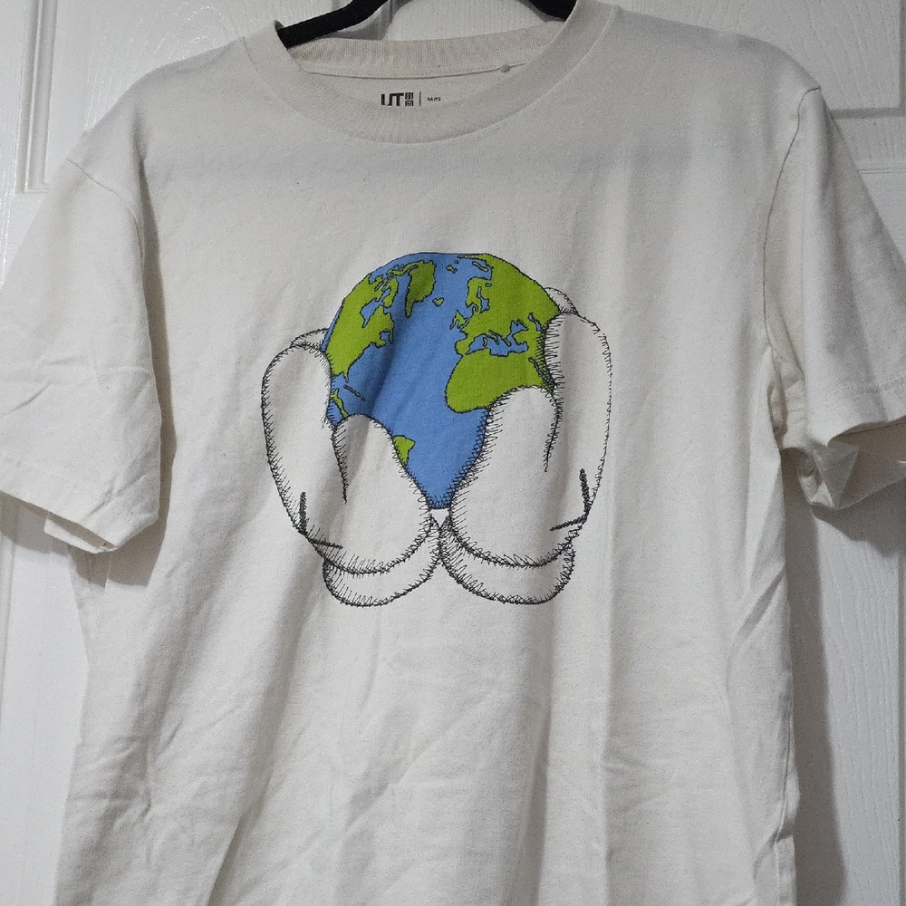 KAWS x Uniqlo White T-Shirt